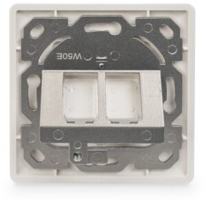 Aksesorë për rrjet DIGITUS / Keystone Jack / 2 Ports – Bardhë 6