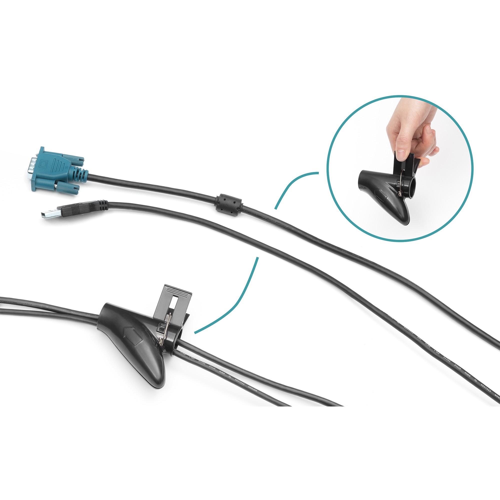 Kabllo për Rrjet Tub Kabllosh (Cable Sleeve) 5m - Zezë - Figura 4