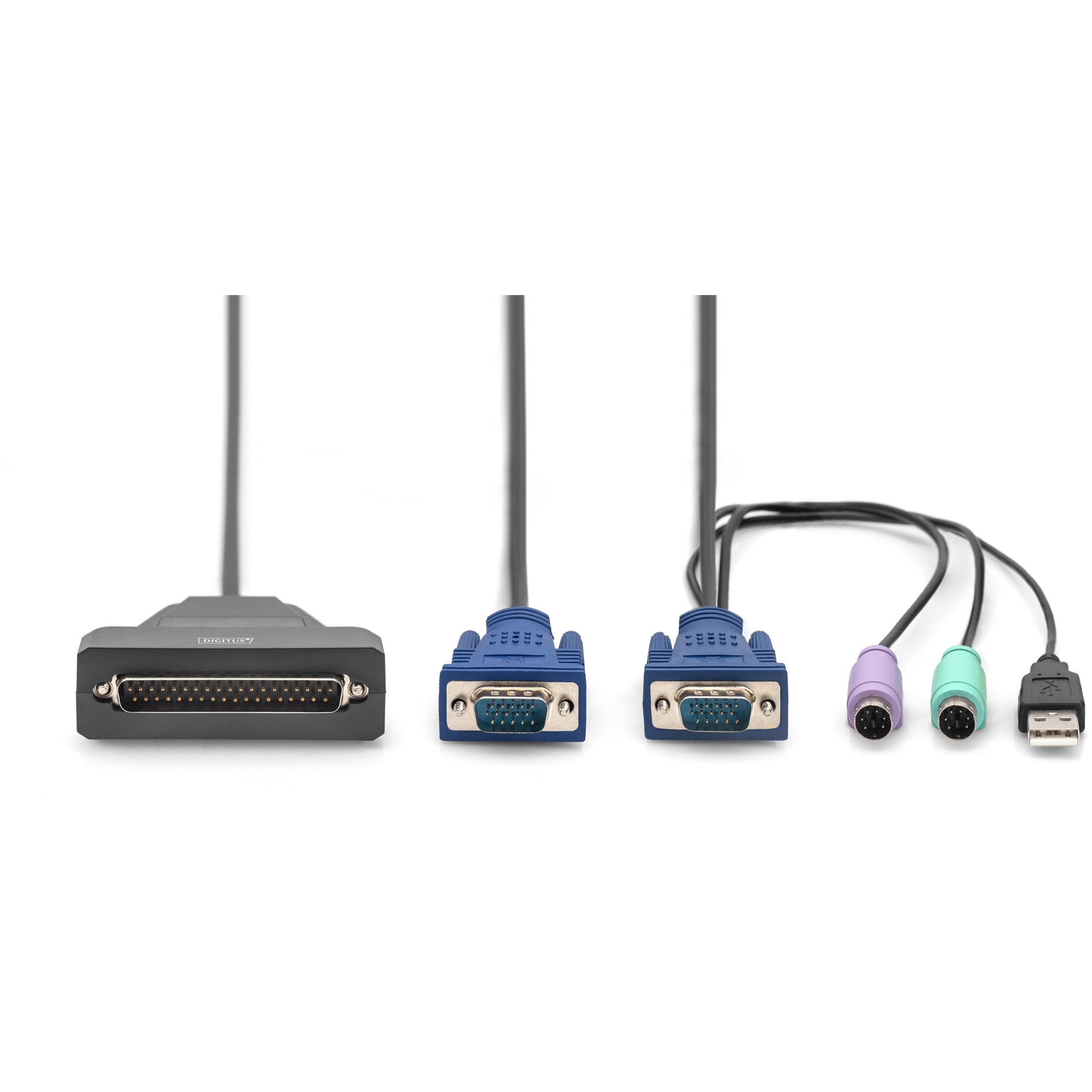 Rack KVM / DIGITUS Professional KVM Cat.5 Module Einzelport për KVM Konsolë Modularizuese – Zezë - Figura 2