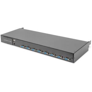 Rack KVM / DIGITUS Professional KVM Cat.5 Module 8-Port për KVM Konsolë Modularizuese – Zezë