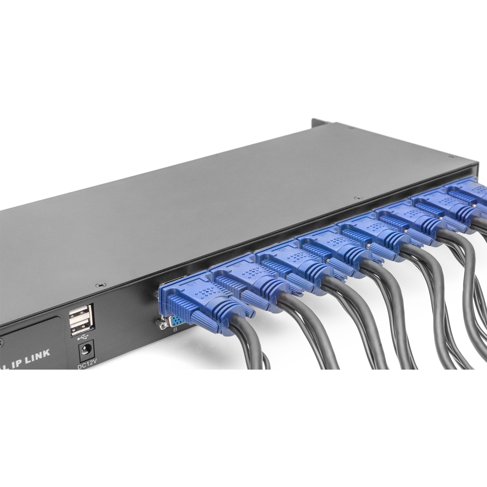 Rack KVM / DIGITUS Professional KVM Cat.5 Module 16-Port për KVM Konsolë Modularizuese – Zezë - Figura 2