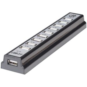 HUB Manhattan / 10‑Port / USB 2.0 / Desktop Hub – Zezë