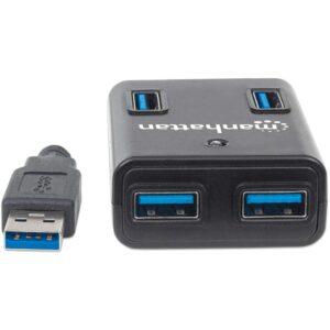 HUB MANHATTAN USB 3.0 / 4 Porta / me Furnizim Energjie – Zezë 8