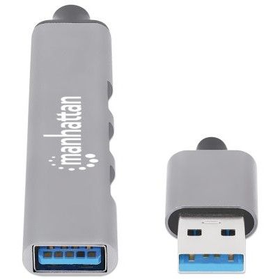 HUB Manhattan / 4‑Port / USB‑A / 3x 480 Mbit/s + 1x 1 Gbit/s / USB‑A Male - Figura 3