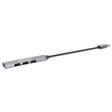 HUB Manhattan / 4‑Port / USB‑A / 3x 480 Mbit/s + 1x 1 Gbit/s / USB‑A Male - Figura 2