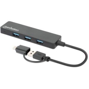 HUB Manhattan / 4‑Port / USB 3.0 / USB‑C + USB‑A – Zezë