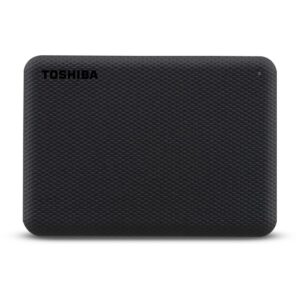 HDD i jashtëm 4 TB Toshiba Storage Canvio Advance. External hard drive (black. Micro-USB-B 3.2 Gen 1 (5 Gbit/s))