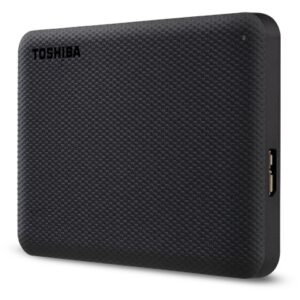 HDD i jashtëm 4 TB Toshiba Storage Canvio Advance. External hard drive (black. Micro-USB-B 3.2 Gen 1 (5 Gbit/s))