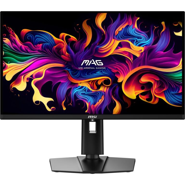 Monitor Gaming MSI MAG 271QPX / 26.5"/ Wide Quad HD / QD-OLED / 240Hz / 0.03ms / USB-C + HDMI + DisplayPort - Zezë