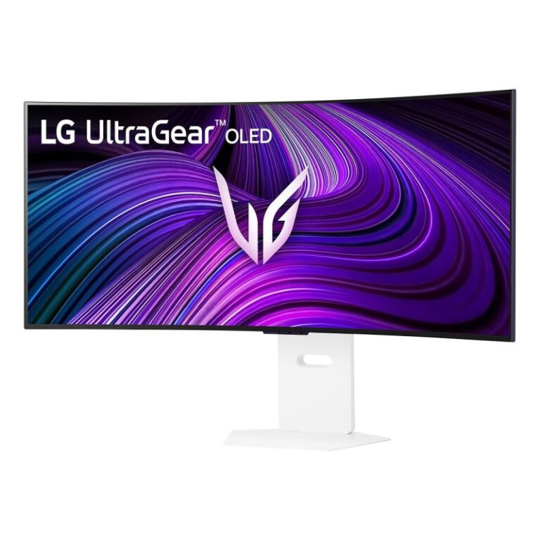 Monitor Gaming LG 39GX90SA-W / 39"/ Wide Quad HD / OLED / 240Hz / 0.03ms / USB-A + USB-C + HDMI + DisplayPort - Bardhë