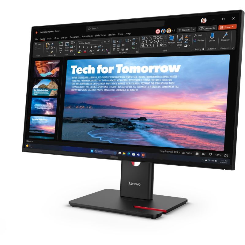 Monitor Lenovo ThinkVision T27qd-40 / 27"/ 64AAGAT2EU / 2K QHD / 16:9 / 4ms /120Hz / HDMI / DP / USB-C / – Zezë - Figura 11