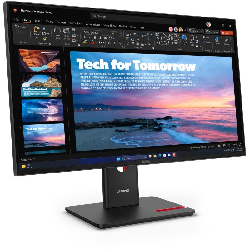 Monitor Lenovo ThinkVision T27qd-40 / 27"/ 64AAGAT2EU / 2K QHD / 16:9 / 4ms /120Hz / HDMI / DP / USB-C / – Zezë - Figura 10