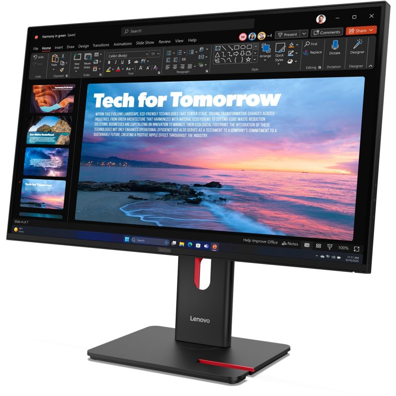 Monitor Lenovo ThinkVision T27qd-40 / 27"/ 64AAGAT2EU / 2K QHD / 16:9 / 4ms /120Hz / HDMI / DP / USB-C / – Zezë - Figura 9