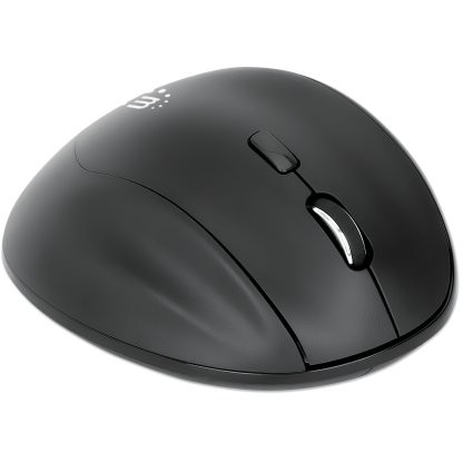 Maus pa kabllo Ergonomik MANHATTAN / USB‑A/C / 6 Butona + Rrotë – Zezë - Figura 3
