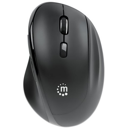Maus pa kabllo Ergonomik MANHATTAN / USB‑A/C / 6 Butona + Rrotë – Zezë - Figura 4