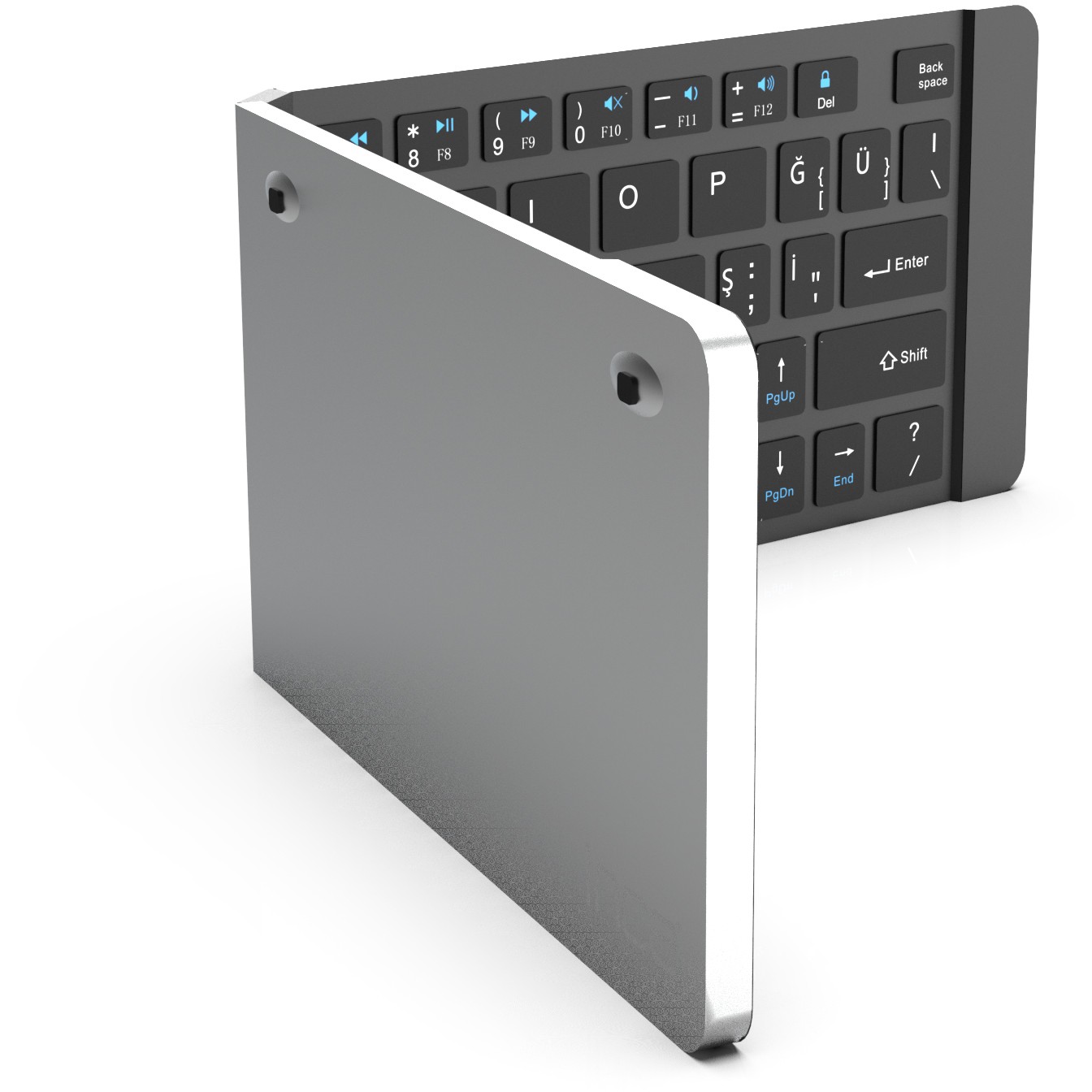 Tastierë pa Kabllo INCA IBK-579BT / Bluetooth 3.0 / Mini / Faltues / 5–10m - Zezë - Figura 5