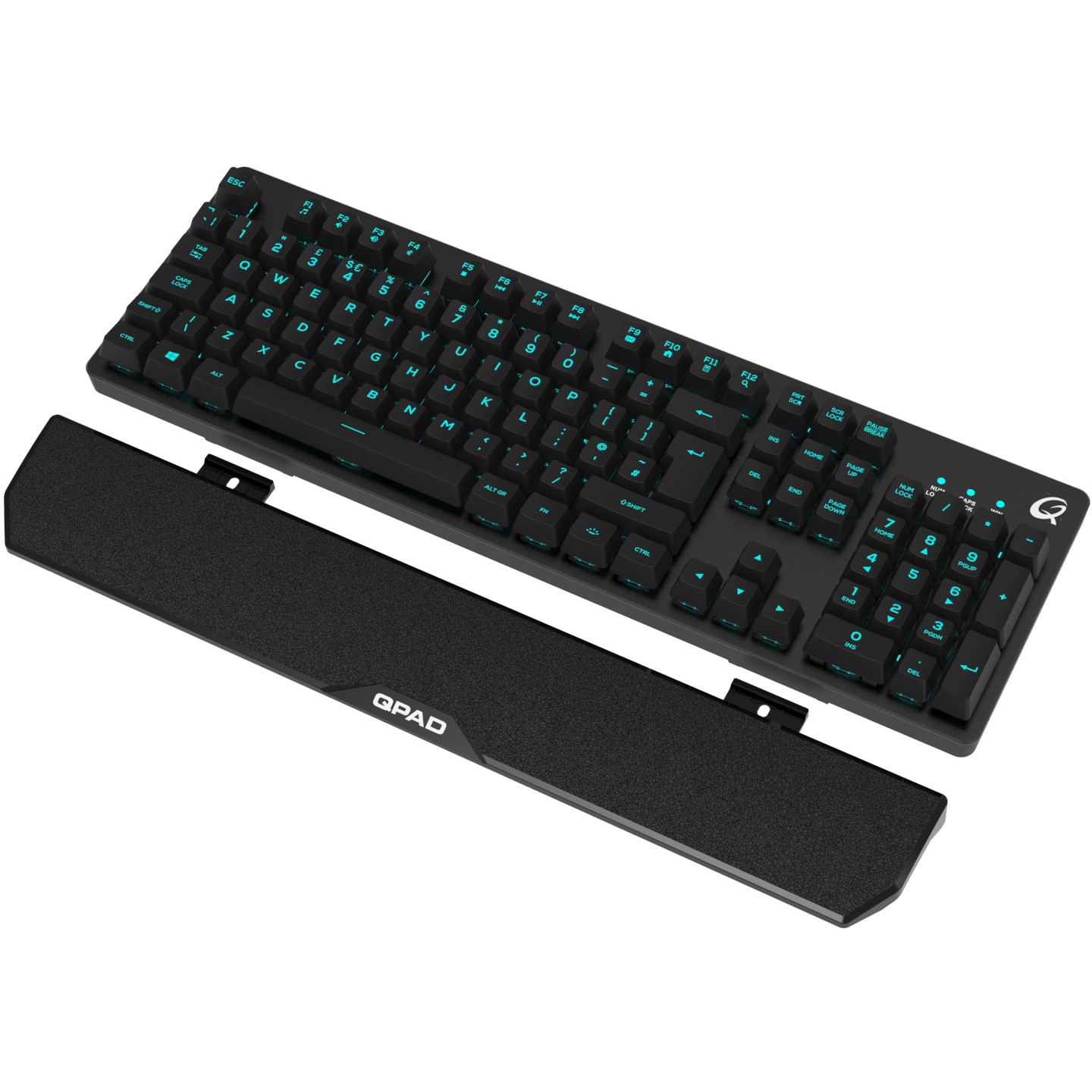 Tastierë Gaming QPAD Pro MK40 / QWERTY US Layout / Mekanike – Zezë - Figura 3