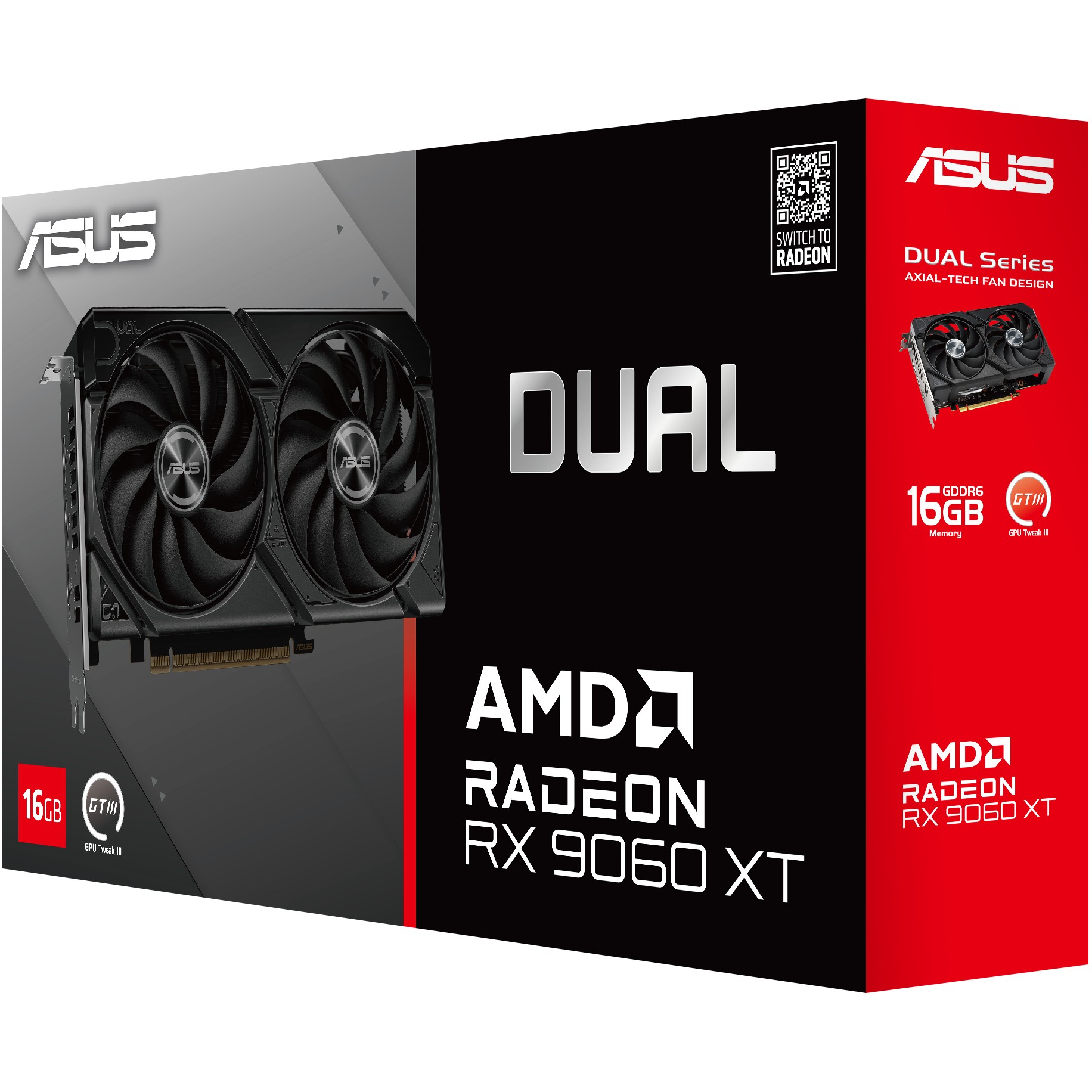 Kartelë grafike NVIDIA RX 9060 XT 16GB Asus DUAL GDDR6 - Figura 3