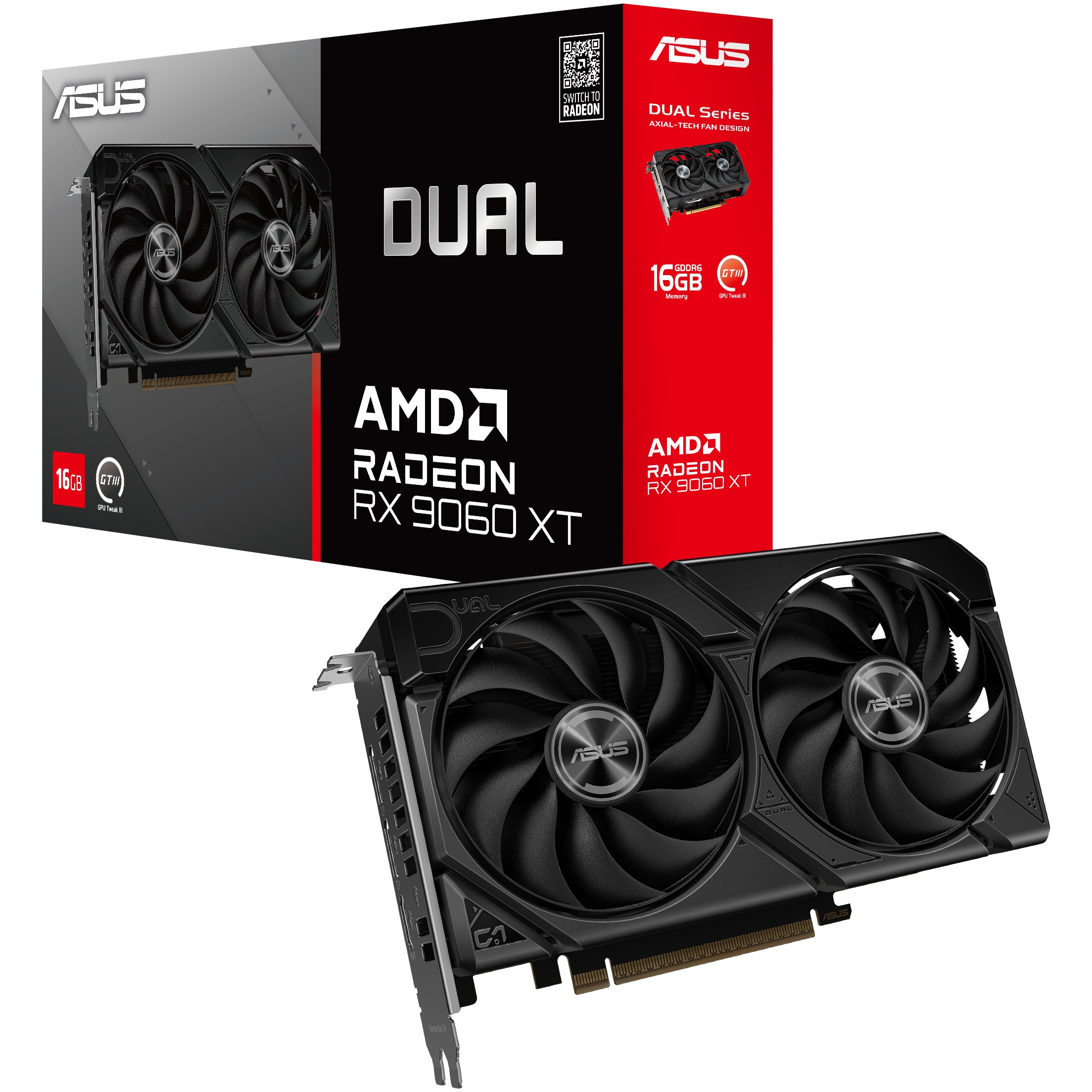 Kartelë grafike NVIDIA RX 9060 XT 16GB Asus DUAL GDDR6 - Figura 4