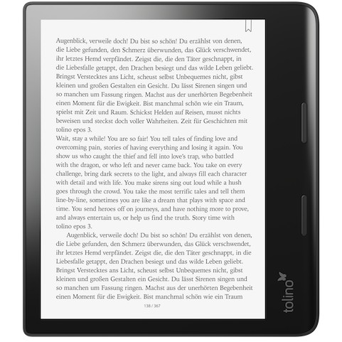 E-book TOLINO EPOS 3 EREADER