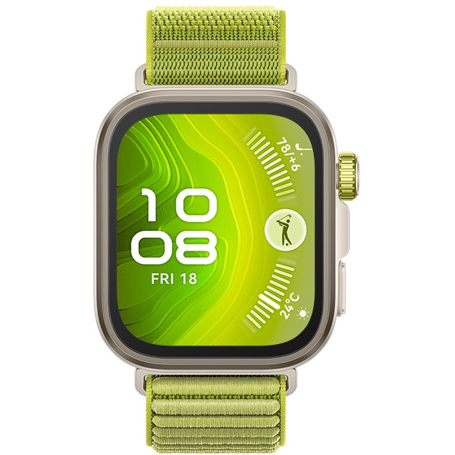 Orë e mençur Huawei Watch Fit 4 Pro – Green Woven Strap