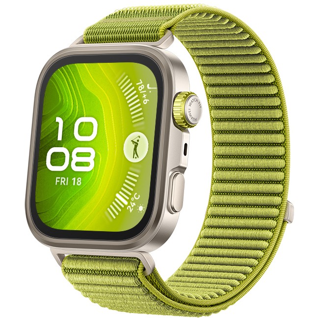 Orë e mençur Huawei Watch Fit 4 Pro – Green Woven Strap - Figura 3