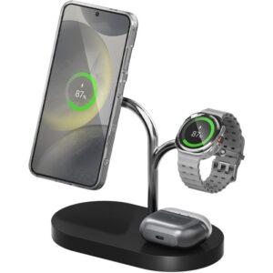 Aksesorë për telefon Samsung Wireless 3-in-1 Charger – Zezë