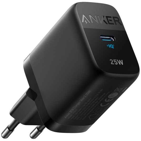 Adapter Anker 312 Charger 25W USB-C Fast Charging for Samsung Devices - Zezë