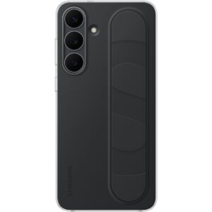 Aksesorë për telefon Samsung Standing Grip Cover for Galaxy S25 FE - Zezë