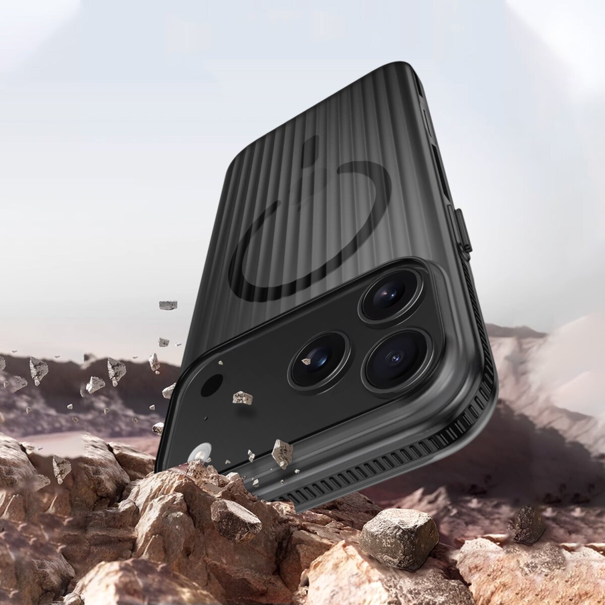 Aksesorë për telefon 4smarts Design Case Aero for iPhone 17 Pro Max - Zezë - Figura 4