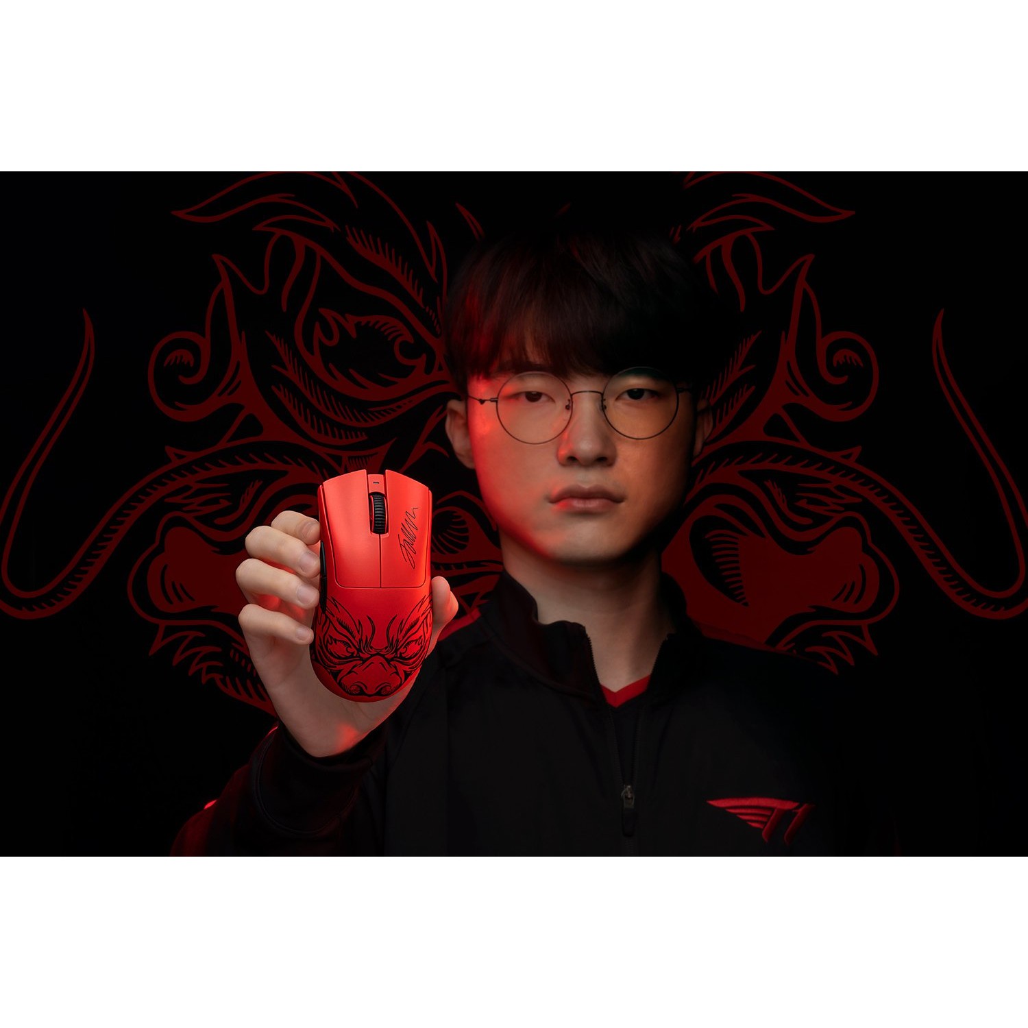 Maus Gaming / Razer / DeathAdder V3 Pro Faker Ed. / Kuqe - Figura 4