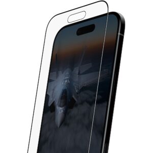 Aksesorë për telefon PanzerGlass Stealth Screen Protector Ultra-Wide Fit / FastFit / for iPhone 17 Air (Retail Box) - Kornizë e zezë / Transparente