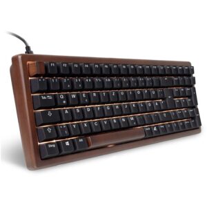 Tastierë Gaming  Sharkoon SKILLER SGK50 S2 Wood / QWERTZ DE Layout – Dru/Zezë
