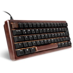 Tastierë Gaming Sharkoon SKILLER SGK50 S4 Gen2 Wood / QWERTZ DE Layout – Dru/Zezë