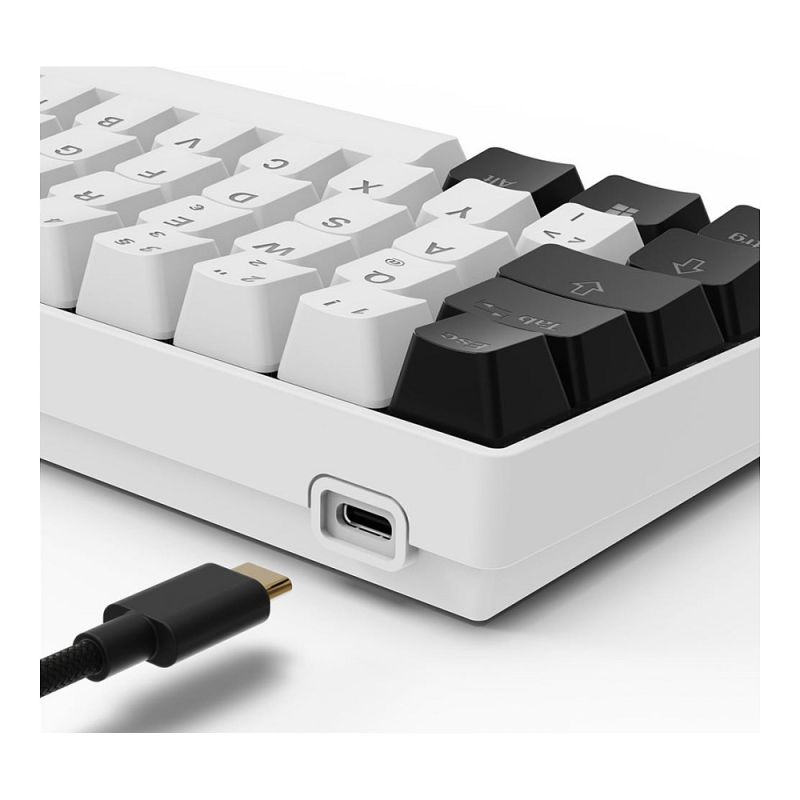 Tastierë Gaming Sharkoon Skiller SGK50S4 Gen2 (DE Layout) – Bardhë / Verdhë - Figura 4