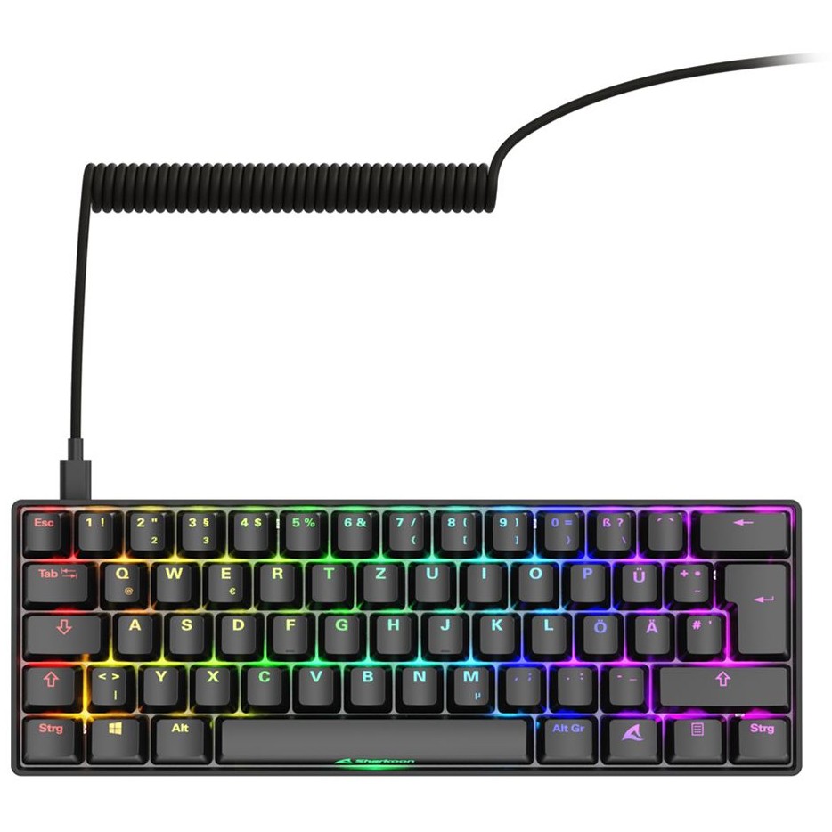 Tastierë Gaming Sharkoon SKILLER SGK50 S4 Gen2 / QWERTZ DE Layout – Zezë - Figura 2