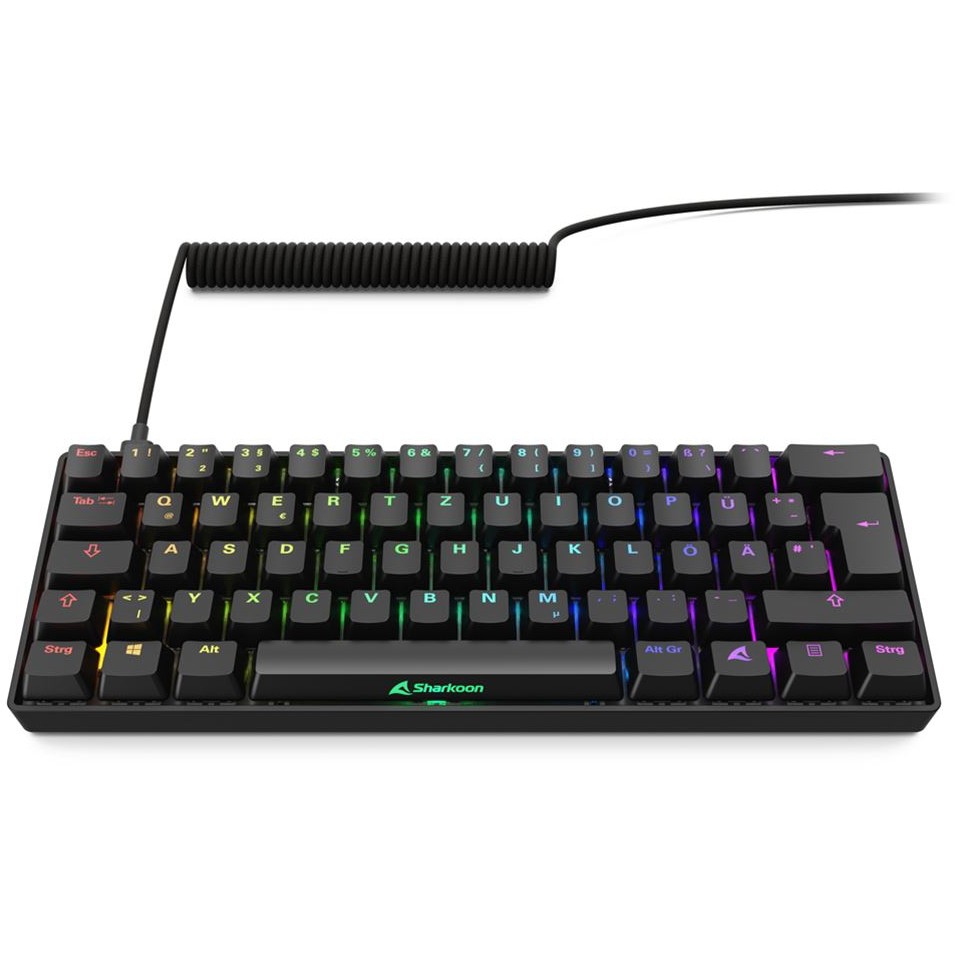 Tastierë Gaming Sharkoon SKILLER SGK50 S4 Gen2 / QWERTZ DE Layout – Zezë - Figura 3