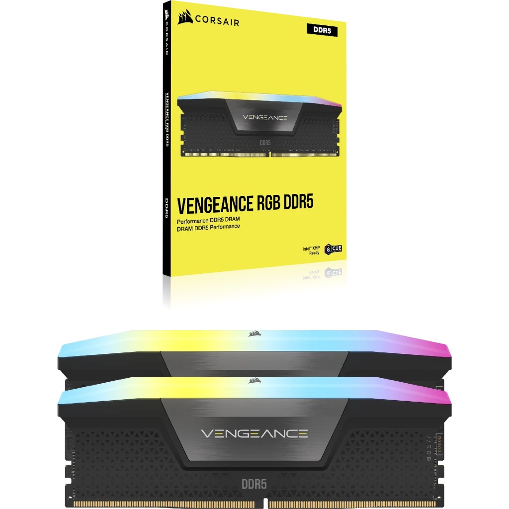 RAM Memorie DDR5 96GB PC 6400 CL32 CORSAIR KIT (2x48GB) VENGEANCE RGB B - Figura 2
