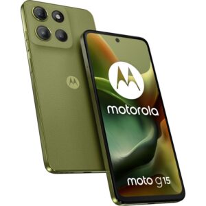 Telefon Motorola Moto G15 / Dual SIM / 4GB / 128GB - Gjelbër