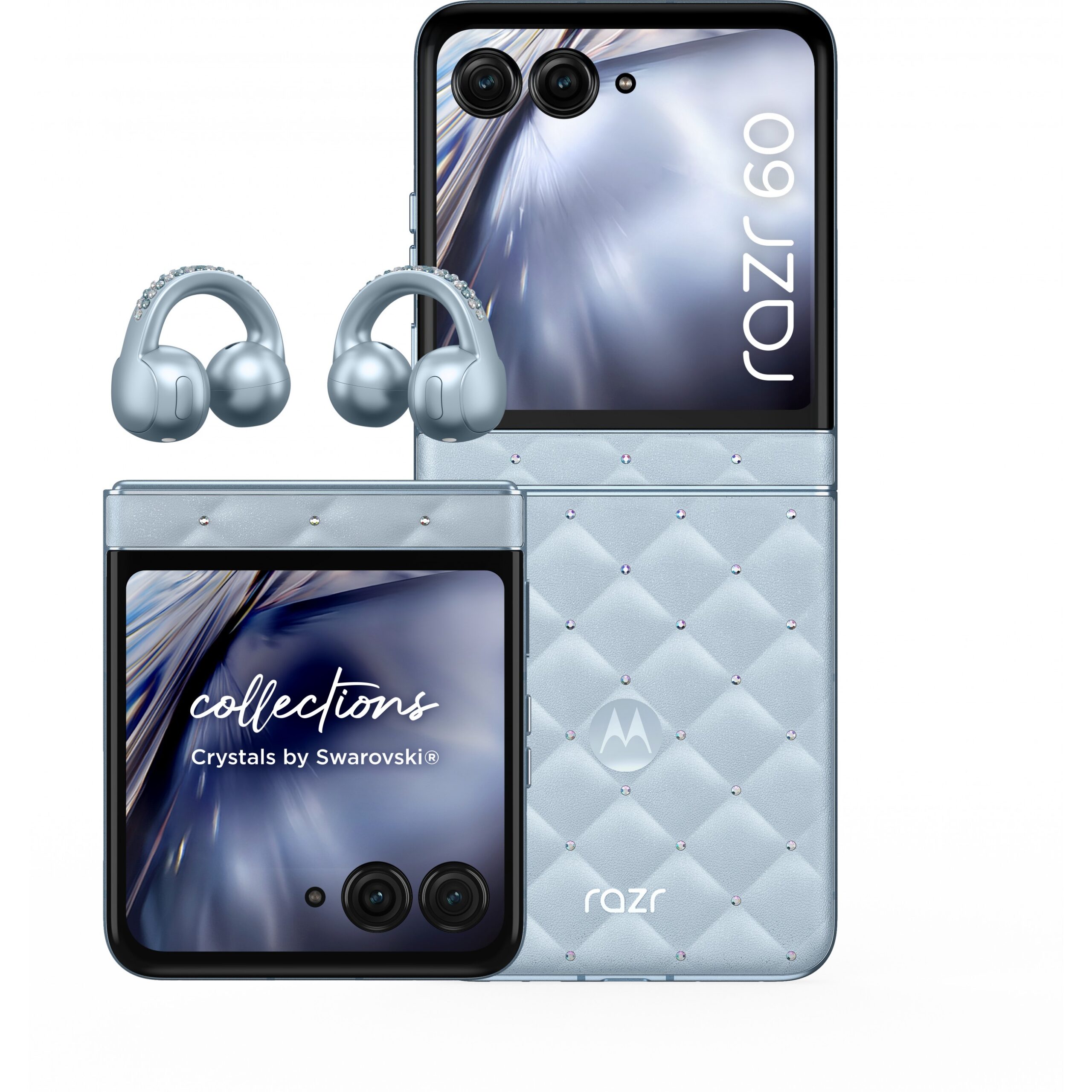 Motorola Razr 60 + Buds Loop Bundle – Swarovski Edicion