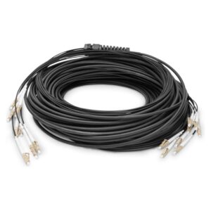 Kabllo për Rrjet Optik DIGITUS LWL Patch Cable LC → UPC / 30m / OM4 - Zezë