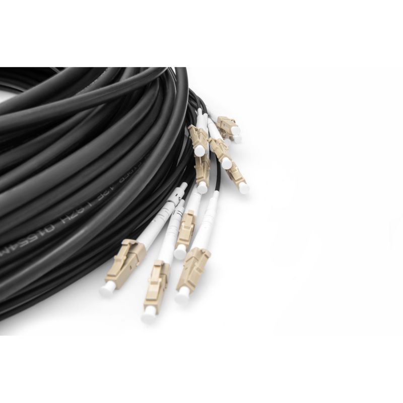 Kabllo për rrjet DIGITUS / LWL Fiber Optic Breakout Cable / Multimode OM4 / 12 Fibers – Gri - Figura 3