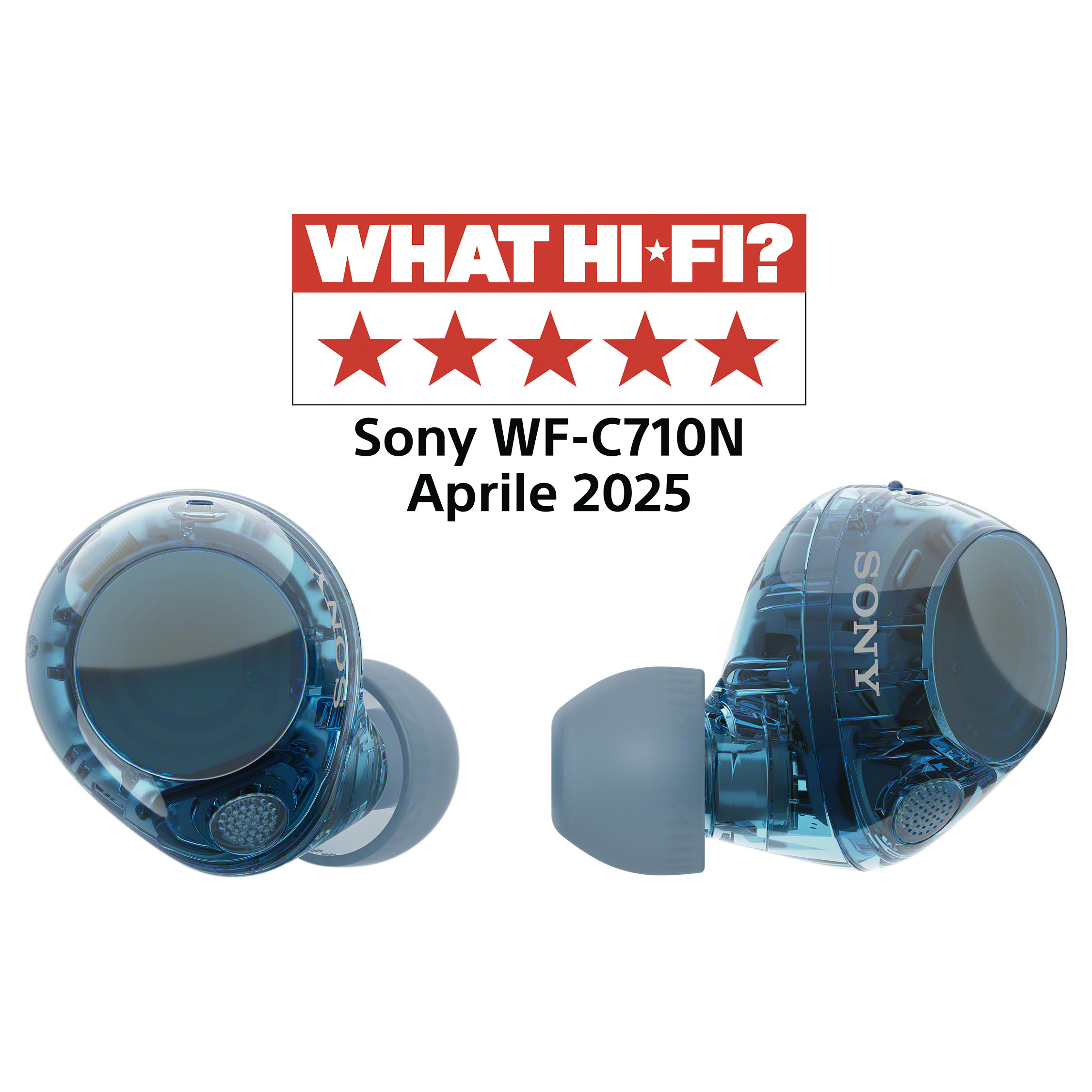 Kufje pa kabllo Sony WF-C710N True Wireless Stereo In-Ear - Glass Blue - Figura 3
