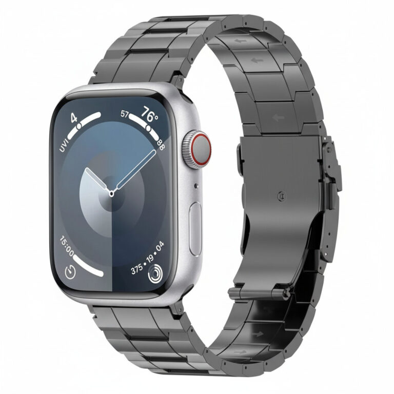 Rripa për ora Premium Magnetic Band for Apple Watch / 42mm (Series 1/2/3) / 44mm / 45mm / 46mm / 49mm – Zezë/Gri