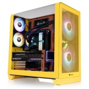 Kasë Midi Thermaltake View 390 Air – Verdhë
