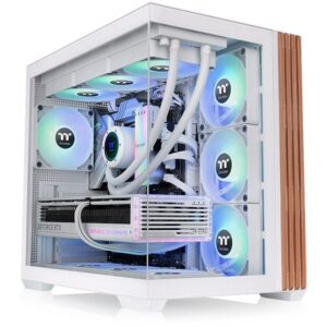 Kasë Midi Thermaltake View 380 WS / ARGB – Bardhë