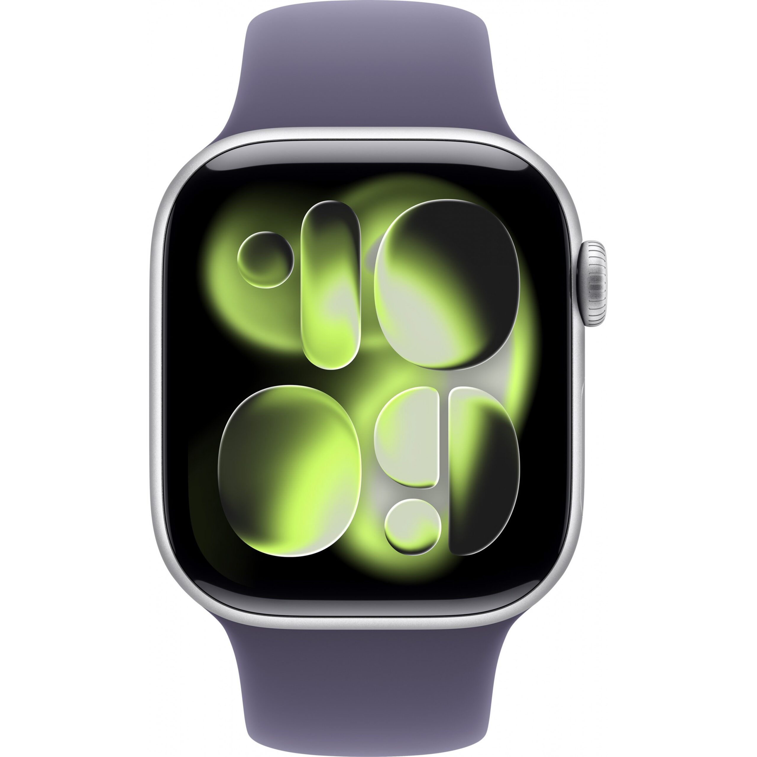 Apple Watch S11, Cellular, 42mm, Kasë Alumini Silver, me Brez Sportiv ngjyrë Fog Violet – M/L - Figura 2
