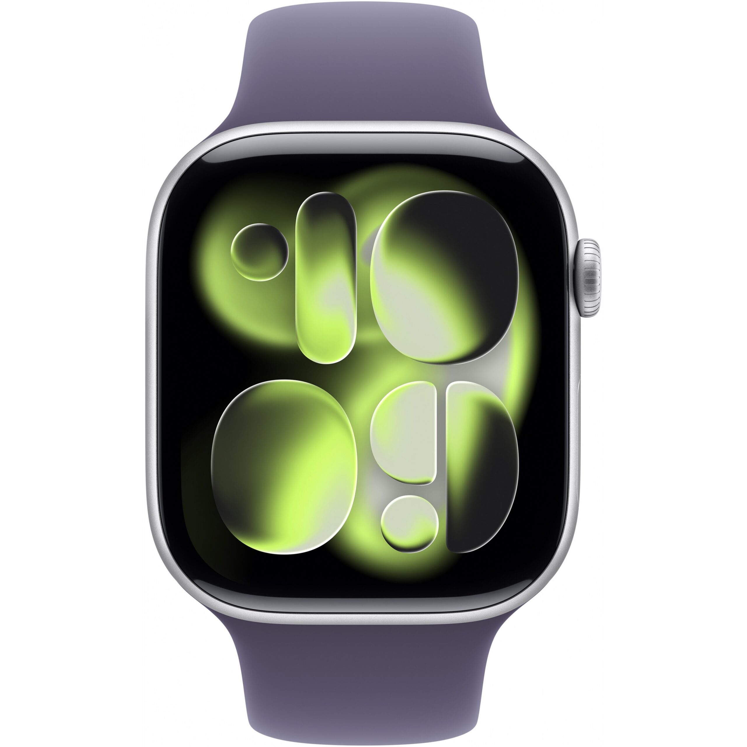 Apple Watch S11, Cellular, 46mm, Kasë Alumini Silver, me Brez Sportiv ngjyrë Fog Violet – M/L - Figura 2