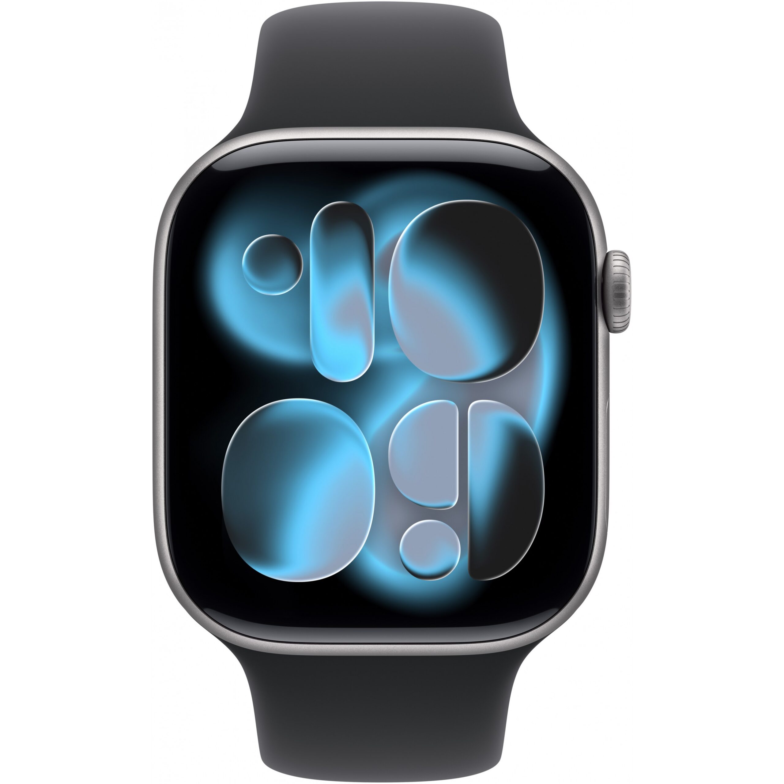 Apple Watch S11, Cellular, 46mm, Kasë Alumini Space Gray, me Brez Sportiv ngjyrë Black – M/L - Figura 2