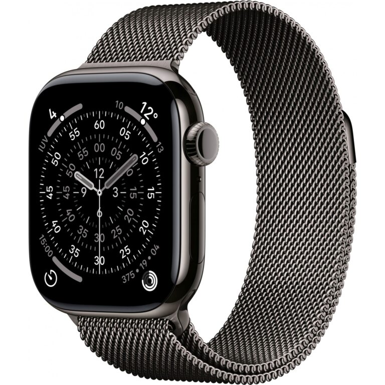 Apple Watch Series 11 Titanium 42mm Cellular – Slate with Milanese Loop